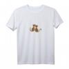 Süße Katzen im Leoparden Muster - I Love Cats Miau T-Shirt für Damen und Herren, Tierliebhaber Geschenk