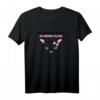 Damen T-Shirt mit Katze - Unterstützung, Trost & Liebe | Nicht allein mit Katzen-Gesicht & Tatzenmotiven