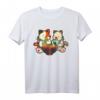 Japanisches Anime Kawaii Ramen Nudeln Katze T-Shirt für Männer, Frauen und Kinder – Süßes Design für Anime- und Kawaii-Fans