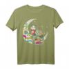 Día de Los Muertos T-Shirt mit Katze und Mond – Kulturelles Design für Feierlichkeiten und Alltag