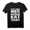 Ich Muss Zu Den Katzen - Lustiges Katzenliebhaber T-Shirt für Katzenbesitzer, Katzenmamas & Tierliebhaber, perfektes Geschenk für Weihnachten, Geburtstag & Valentinstag