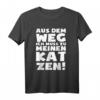 Ich Muss Zu Den Katzen - Lustiges Katzenliebhaber T-Shirt für Katzenbesitzer, Katzenmamas & Tierliebhaber, perfektes Geschenk für Weihnachten, Geburtstag & Valentinstag