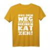 Ich Muss Zu Den Katzen - Lustiges Katzenliebhaber T-Shirt für Katzenbesitzer, Katzenmamas & Tierliebhaber, perfektes Geschenk für Weihnachten, Geburtstag & Valentinstag