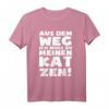 Ich Muss Zu Den Katzen - Lustiges Katzenliebhaber T-Shirt für Katzenbesitzer, Katzenmamas & Tierliebhaber, perfektes Geschenk für Weihnachten, Geburtstag & Valentinstag