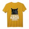Damit Meine Katze Ihr Luxusleben Genießen Kann Geschenk T-Shirt – Humorvolles Katzen T-Shirt für Katzenbesitzer zu Geburtstag & Weihnachten