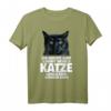 Damit Meine Katze Ihr Luxusleben Genießen Kann Geschenk T-Shirt – Humorvolles Katzen T-Shirt für Katzenbesitzer zu Geburtstag & Weihnachten