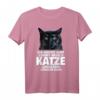 Damit Meine Katze Ihr Luxusleben Genießen Kann Geschenk T-Shirt – Humorvolles Katzen T-Shirt für Katzenbesitzer zu Geburtstag & Weihnachten