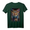 Coole Katze Geometrisch Polygon Style | Katzen T-Shirt für Katzenliebhaber und Fans