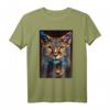 Coole Katze Geometrisch Polygon Style | Katzen T-Shirt für Katzenliebhaber und Fans