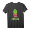 Kaktus Katzen T-Shirt - Süßes Tier- und Pflanzenmotiv für Katzen- und Kakteenliebhaber