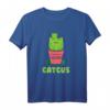 Kaktus Katzen T-Shirt - Süßes Tier- und Pflanzenmotiv für Katzen- und Kakteenliebhaber