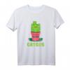 Kaktus Katzen T-Shirt - Süßes Tier- und Pflanzenmotiv für Katzen- und Kakteenliebhaber