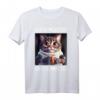 Kaffee Morgenmuffel Mitarbeiter Spruch Lustig Katze Geschenk T-Shirt - Ironisches Witzshirt für Arbeit, Teenager & Katzenliebhaber