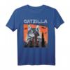 Vintage Catzilla Lustiges Kätzchen T-Shirt – Retro Katzenmode für Katzenliebhaber, Katzenmütter & -väter, perfektes Geschenk