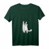 Damen Süßes Kätzchen T-Shirt mit V-Ausschnitt - Perfektes Geschenk für Katzenliebhaberinnen zu Weihnachten, Geburtstag & Valentinstag