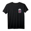 Bongo Fake Pocket Cat T-Shirt - Lustiges Kawaii Meme Katzen T-Shirt für Tierliebhaber & Geschenkideen