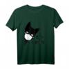 Lustiges Katzenmaske T-Shirt mit schwarzer Katze - Perfektes Geschenk für Katzenliebhaber und Humorvolle Freunde