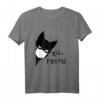 Lustiges Katzenmaske T-Shirt mit schwarzer Katze - Perfektes Geschenk für Katzenliebhaber und Humorvolle Freunde