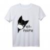 Lustiges Katzenmaske T-Shirt mit schwarzer Katze - Perfektes Geschenk für Katzenliebhaber und Humorvolle Freunde