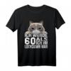 Ich wurde 60 als ich im Lockdown war - Lustiges Katzen T-Shirt für Geburtstagskinder & Tierliebhaber