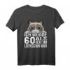 Ich wurde 60 als ich im Lockdown war - Lustiges Katzen T-Shirt für Geburtstagskinder & Tierliebhaber