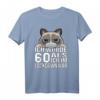 Ich wurde 60 als ich im Lockdown war - Lustiges Katzen T-Shirt für Geburtstagskinder & Tierliebhaber