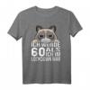 Ich wurde 60 als ich im Lockdown war - Lustiges Katzen T-Shirt für Geburtstagskinder & Tierliebhaber