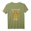 Bevor du fragst Nein lustiges Design mit süßer Katze - Sarkastisches T-Shirt für Misanthropen, Introvertierte & Einzelgänger als Geschenk