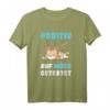 Müde Katze schläft Positiv auf müde getestet - Lustiges Langschläfer T-Shirt für Katzenliebhaber & Morgenmuffel