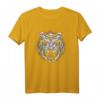 Tigerkopf Raubkatzen Motiv T-Shirt - Dschungel Katzen Design, Klassisch geschnitten, doppelt genähter Saum