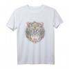 Tigerkopf Raubkatzen Motiv T-Shirt - Dschungel Katzen Design, Klassisch geschnitten, doppelt genähter Saum