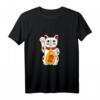 Winkekatze Maneki Neko Lucky Cat T-Shirt – Glücksbringer, Liebe & Feng Shui Design für positive Energie
