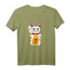 Winkekatze Maneki Neko Lucky Cat T-Shirt – Glücksbringer, Liebe & Feng Shui Design für positive Energie