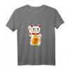 Winkekatze Maneki Neko Lucky Cat T-Shirt – Glücksbringer, Liebe & Feng Shui Design für positive Energie