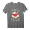 Ein Guter Tag Beginnt Mit Kaffee Und Katze T-Shirt für Katzenliebhaber, Katzenmamas und Katzenpapas – Lustiges Vintage Katzenmotiv