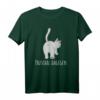 Pauschal Dagegen Katze T-Shirt - Lustiges Geschenk für Katzenliebhaber und Katzenbesitzer mit Spruch für Geburtstag, Weihnachten, Muttertag & Vatertag