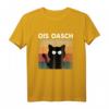 Ois Oasch Bayerisch Katzen T-Shirt - Lustiges Motiv für Katzenliebhaber, Katzenpapa & -mama, Perfekt als Geschenk in Bayern