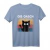 Ois Oasch Bayerisch Katzen T-Shirt - Lustiges Motiv für Katzenliebhaber, Katzenpapa & -mama, Perfekt als Geschenk in Bayern