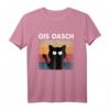 Ois Oasch Bayerisch Katzen T-Shirt - Lustiges Motiv für Katzenliebhaber, Katzenpapa & -mama, Perfekt als Geschenk in Bayern