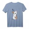 Nein Nö Katze T-Shirt – Lustiges Comic Style Statement für Katzenliebhaber, Kinder & Erwachsene, perfekt als Geschenk für jeden Anlass