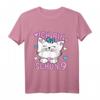 Kinder Ich bin schon 9 Jahre Mädchen Geburtstag Outfit mit Katze - Niedliches Geburtstags T-Shirt für Mädchen, Schulfeier & Party
