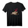 Lieblings Schlafshirt Katze mit Herz – Kuscheliges Katzenmotiv Pyjama T-Shirt für Katzenliebhaber und Tierfreunde