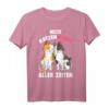 Beste Katzen Mama aller Zeiten Katzenmama Katze Damen T-Shirt - Lustiges Geschenk für Katzenliebhaberinnen zum Geburtstag, Weihnachten & Ostern