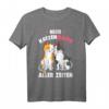 Beste Katzen Mama aller Zeiten Katzenmama Katze Damen T-Shirt - Lustiges Geschenk für Katzenliebhaberinnen zum Geburtstag, Weihnachten & Ostern