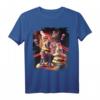 Galaxy Laser Cat On Burger - Lustiges Weltraum-Katzen T-Shirt mit Doppelnaht, perfekt für Katzen- und Weltraumfans