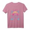 HapFrog Katzen T-Shirt mit Palmen und Kätzchen – Witziges Katzenmama Design für Katzenfans, Mädchen und Frauen