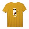 Lustiges Katzen- und Bass-Gitarre Spielendes T-Shirt – Perfekt für Musiker, Bass-Liebhaber und Katzenfreunde als Geschenk zu Weihnachten oder Geburtstag