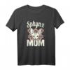 Sphinx Mutter Katzenliebhaber T-Shirt - Haarlose Katze, Nackte Rasse, Vintage Geschenk für Sphynx Fans und Katzenbesitzer