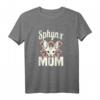 Sphinx Mutter Katzenliebhaber T-Shirt - Haarlose Katze, Nackte Rasse, Vintage Geschenk für Sphynx Fans und Katzenbesitzer