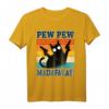 Cat Pew Pew Madafakas Katzen T-Shirt mit Pistolen – Lustiges Vintage Design für Katzenliebhaber, Freunde & Familie
